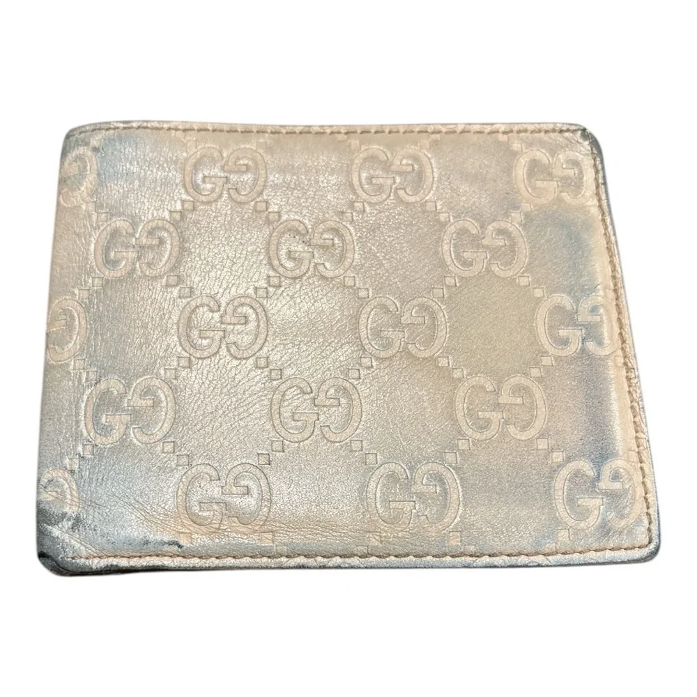 Gucci Men’s Bi-Fold Leather Wallet Made in Italy WLT 2